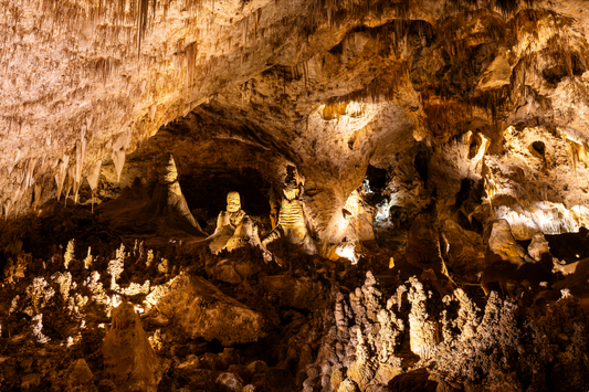 Museum-Quality Matte Paper Poster- "The Big Room", Carlsbad Caverns National Park, New Mexico, USA 30x45 cm / 12x18″