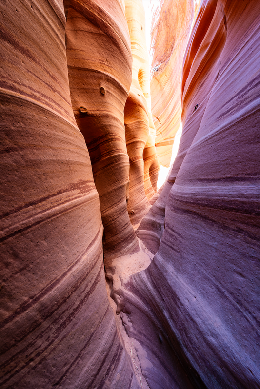 Museum-Quality Matte Paper Poster- "Portal", Zebra Slot Canyon, Grand Staircase-Escalante National Monument, Utah, USA 30x45 cm / 12x18″