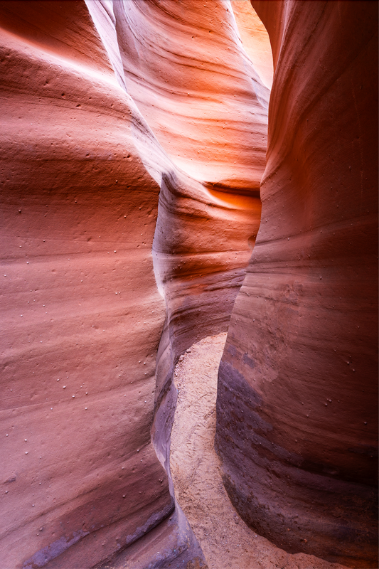 Museum-Quality Matte Paper Poster- "Tiny Slot", Hanksville, Utah, USA 30x45 cm / 12x18″